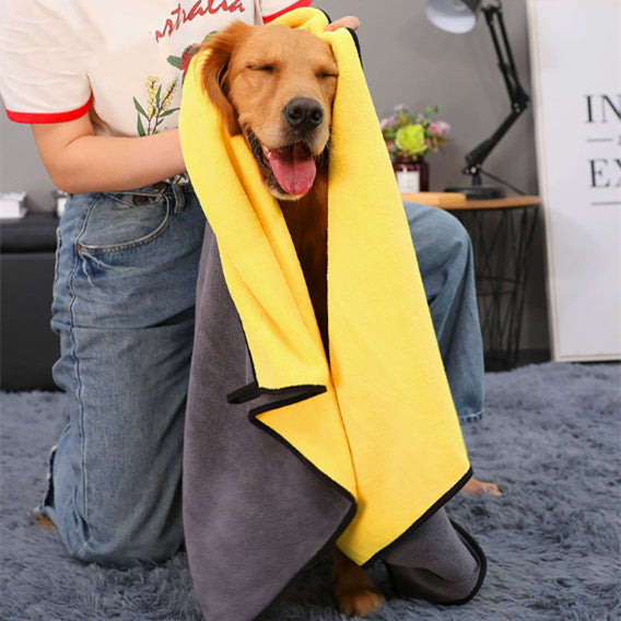 Super Absorbent Quick Drying Pet Bath Towel For Grooming